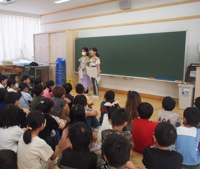 学年集会の様子