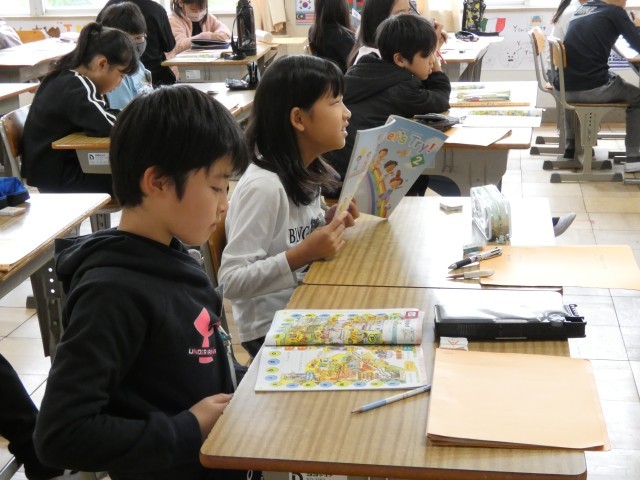 1組　外国語の授業