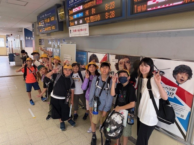 犬山駅集合完了